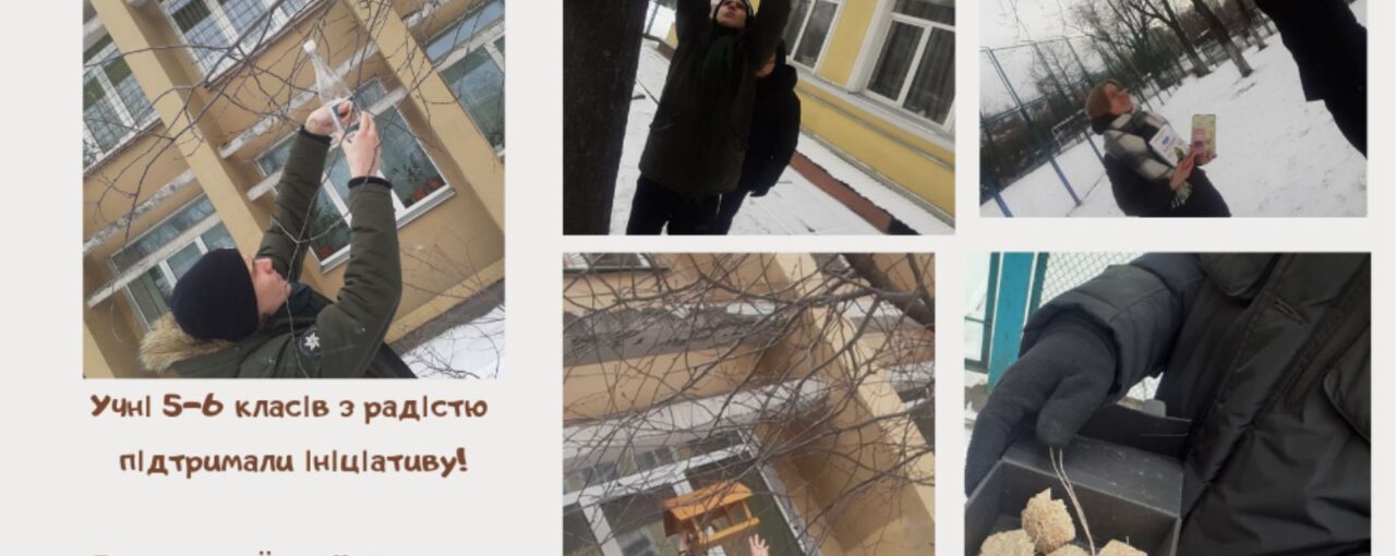 Екологічний проєкт "Допоможи птахам взимку!"