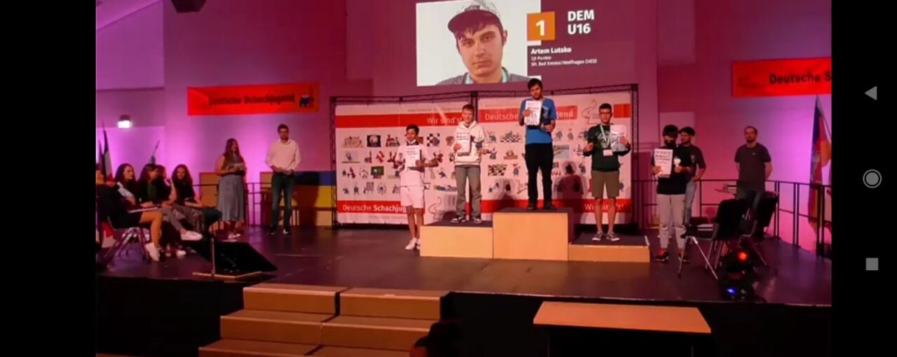Артем Луцько - чемпіон Німеччини з шахів U16