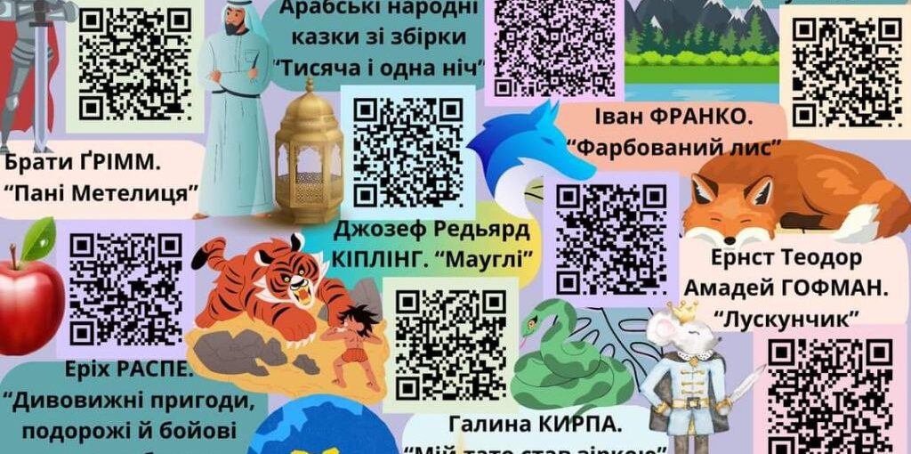 Список літератури для читання у 5 класі