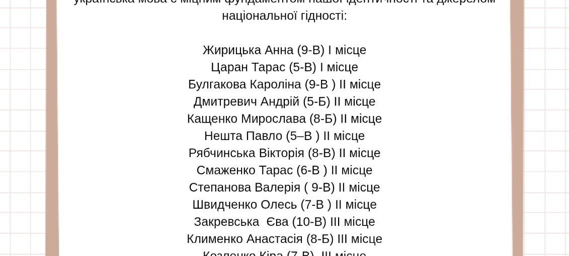 III етап XXVI Міжнародного конкурсу з української мови імені Петра Яцика