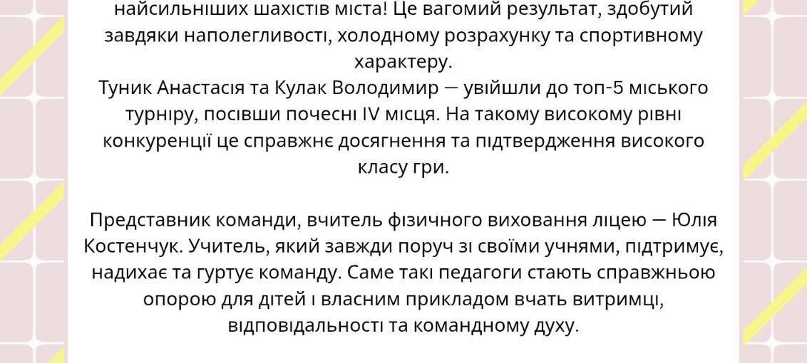 Наші призери міського турніру «Кришталева тура»!